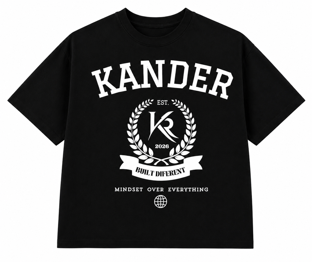 KANDER Oversized Tee/ Built Different