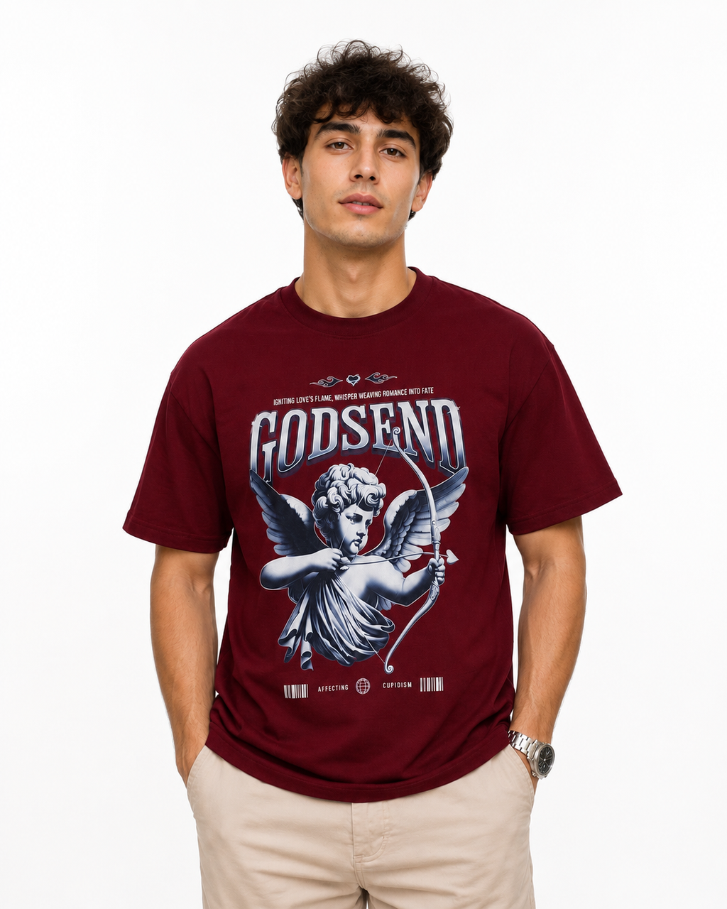 Godsend Cupid Graphic Oversized Tee