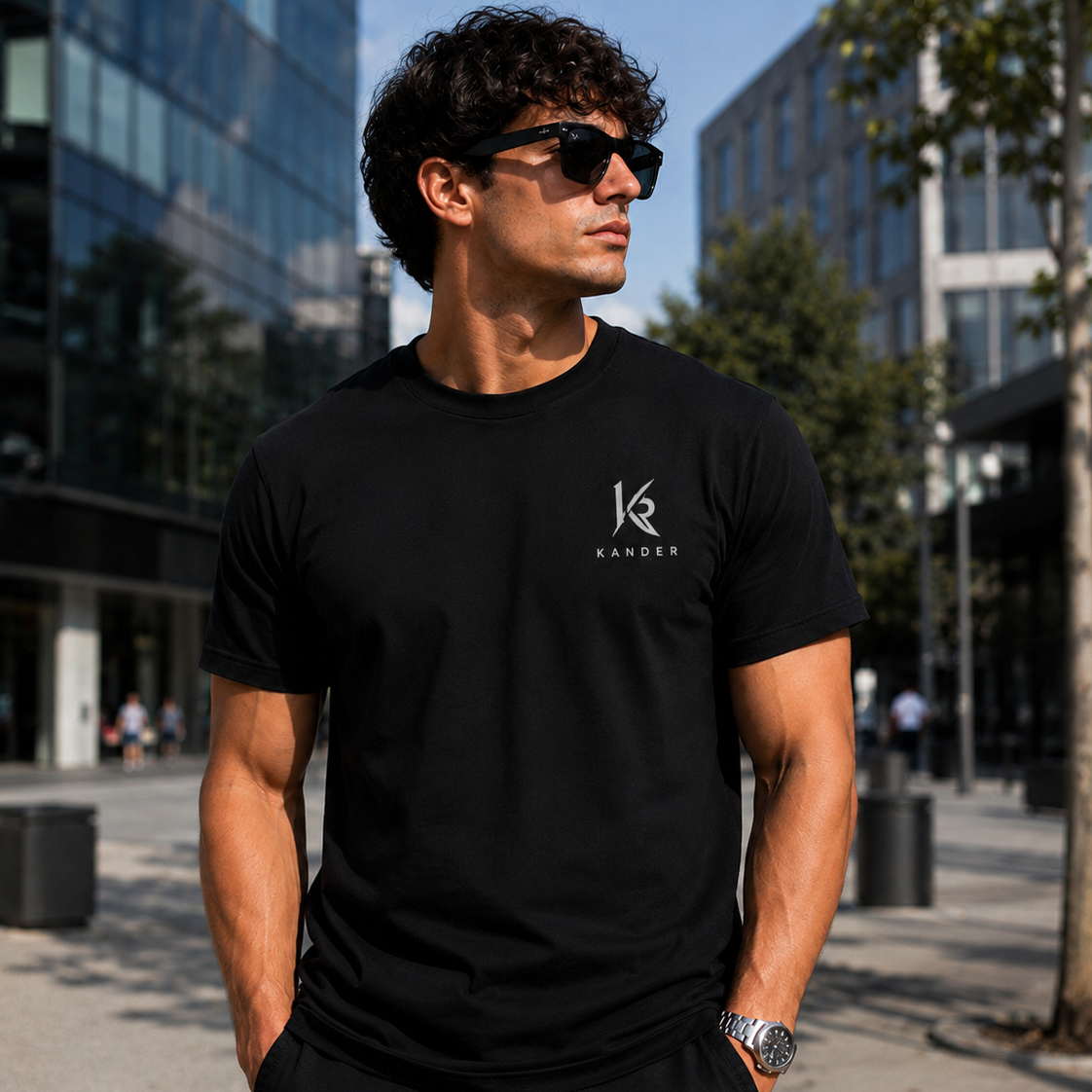 KANDER Essential tee-Black