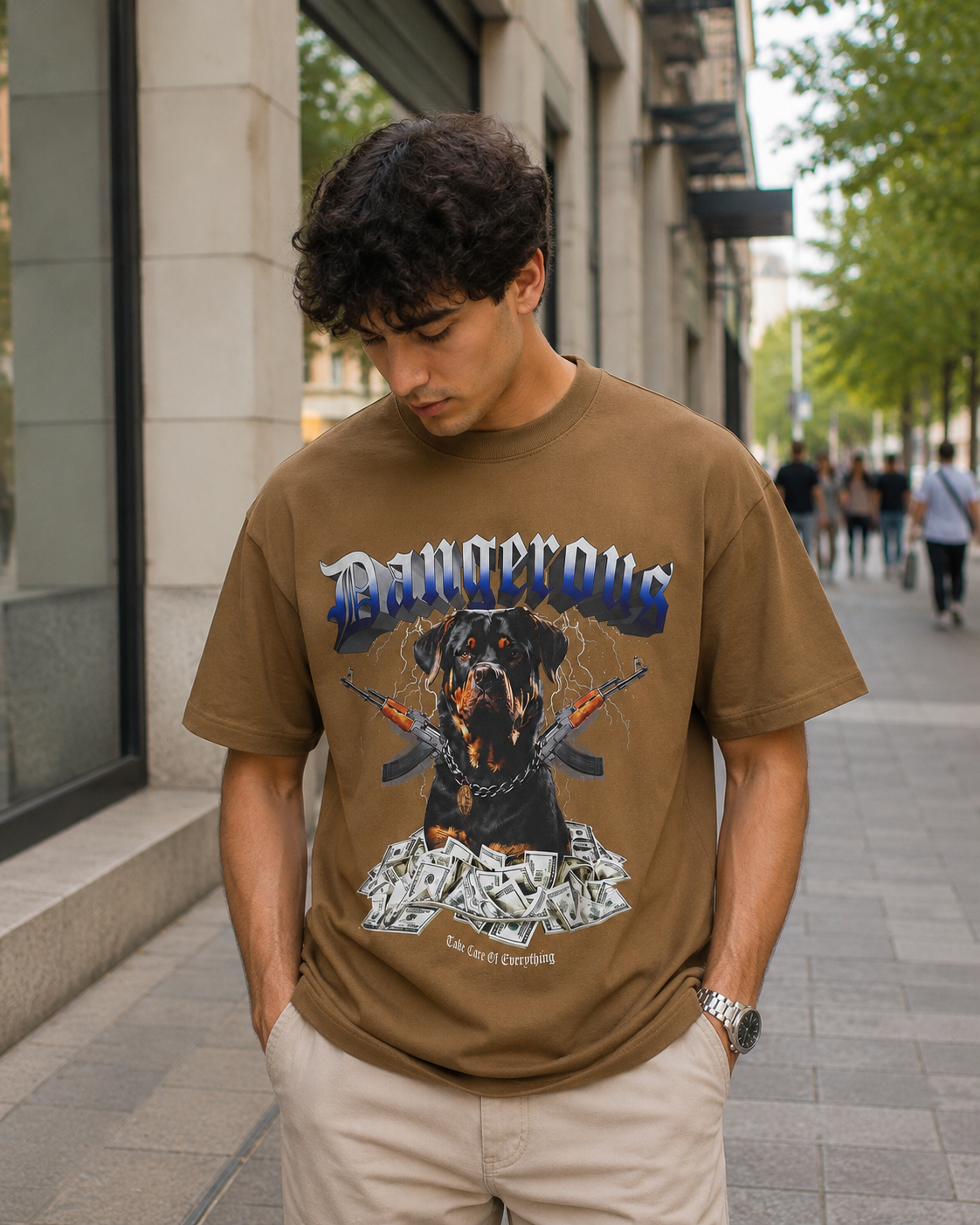 Dangerous Rottweiler Streetwear Tee