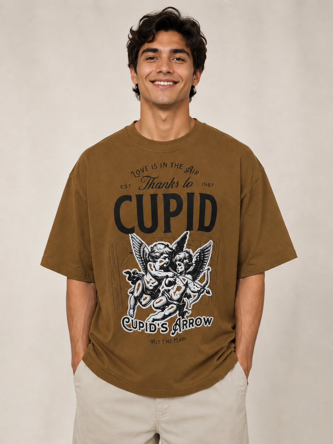 Cupid’s Arrow Vintage Oversized Tee