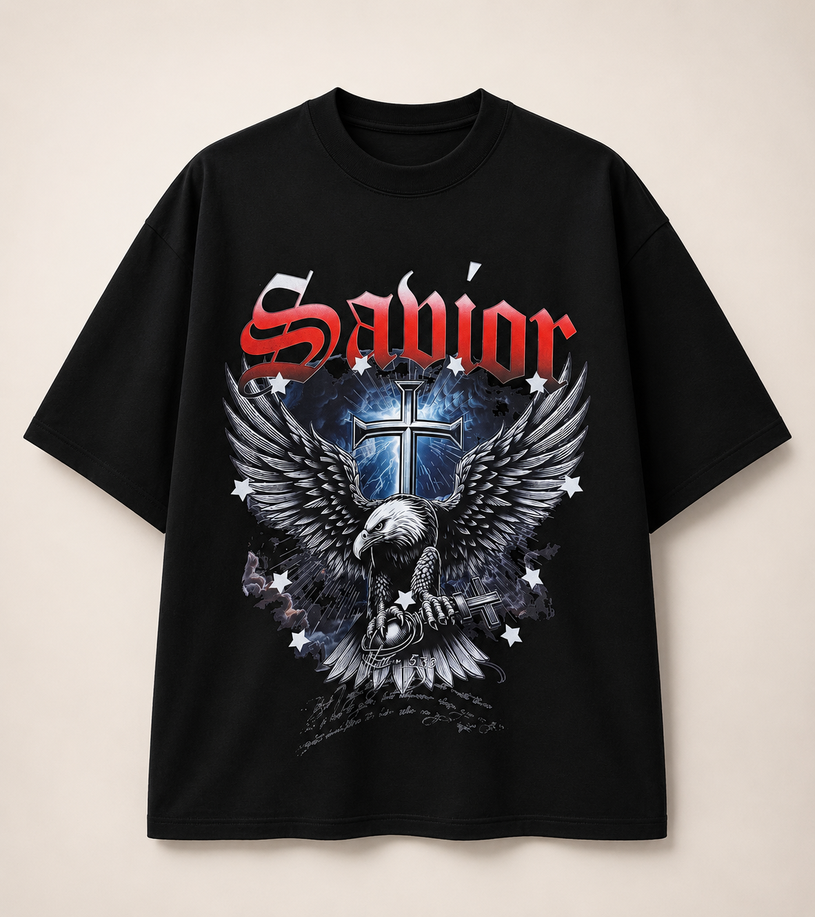 Sabior Eagle Cross Graphic Tee