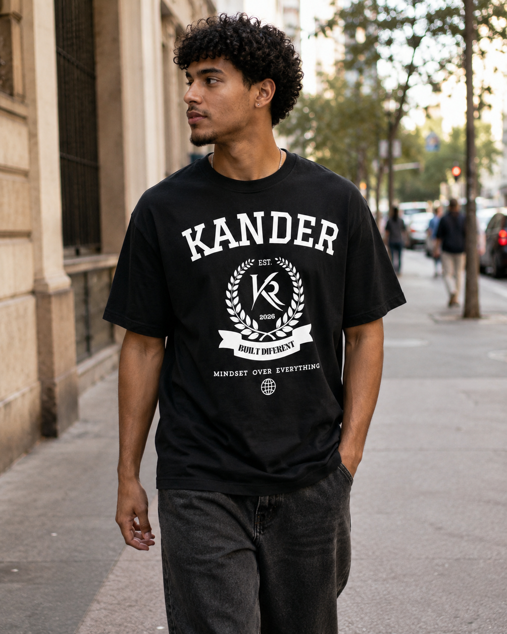 KANDER Oversized Tee/ Built Different